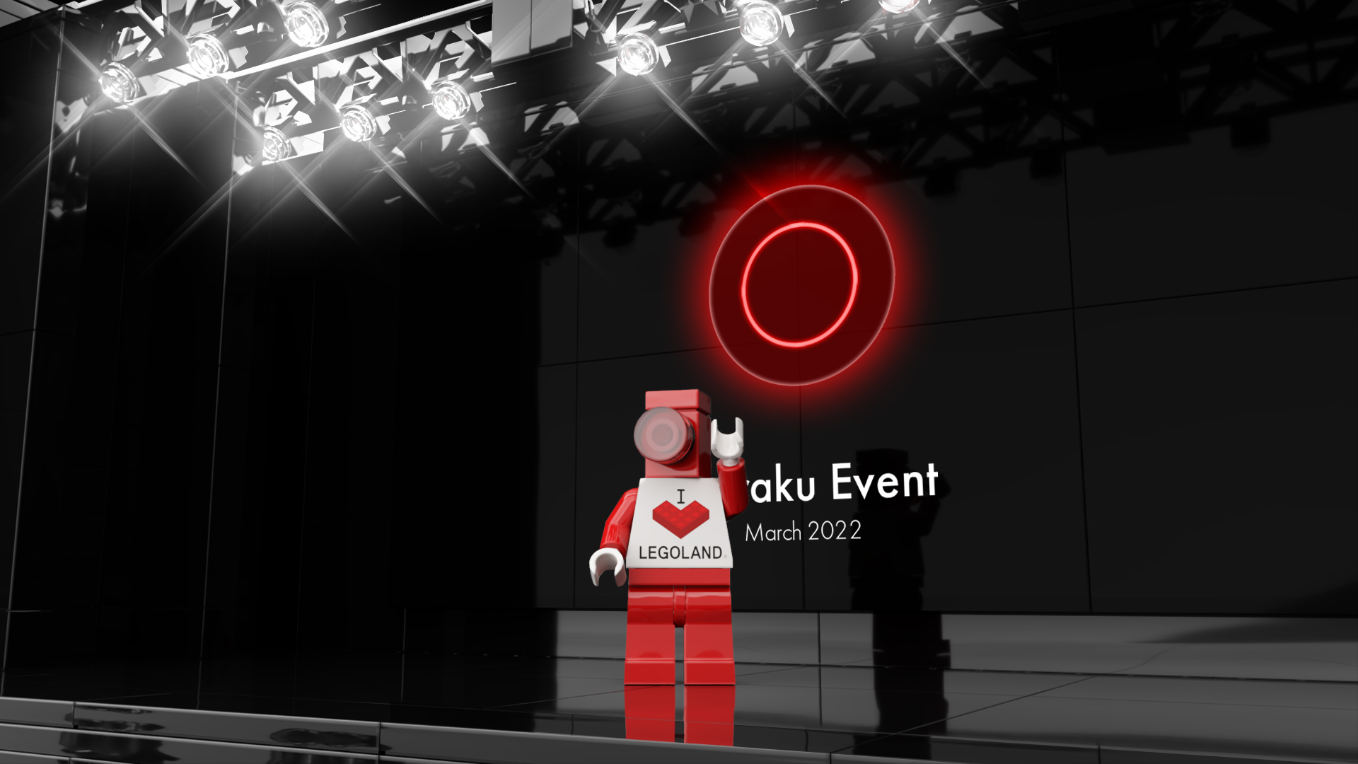 ステージに登壇するオンドのシグフィグ