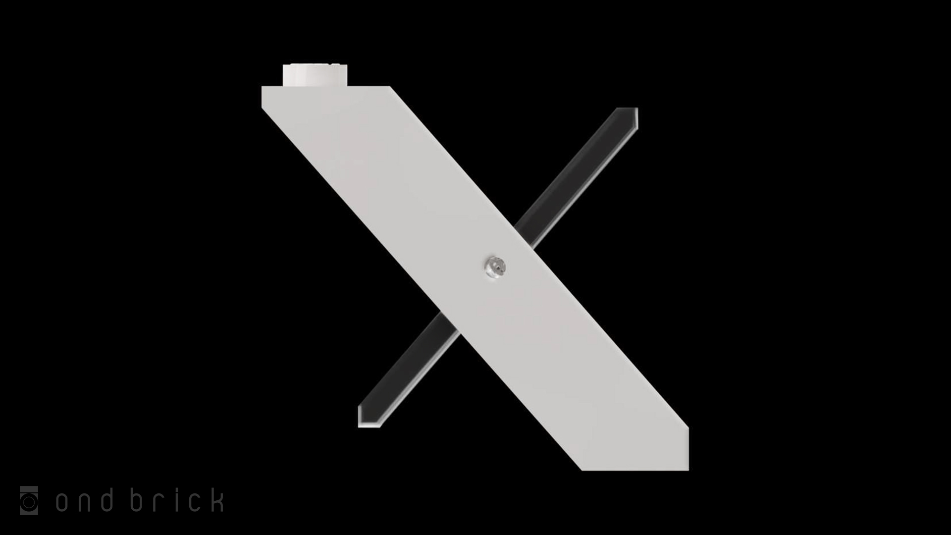 レゴで再現したXのロゴ