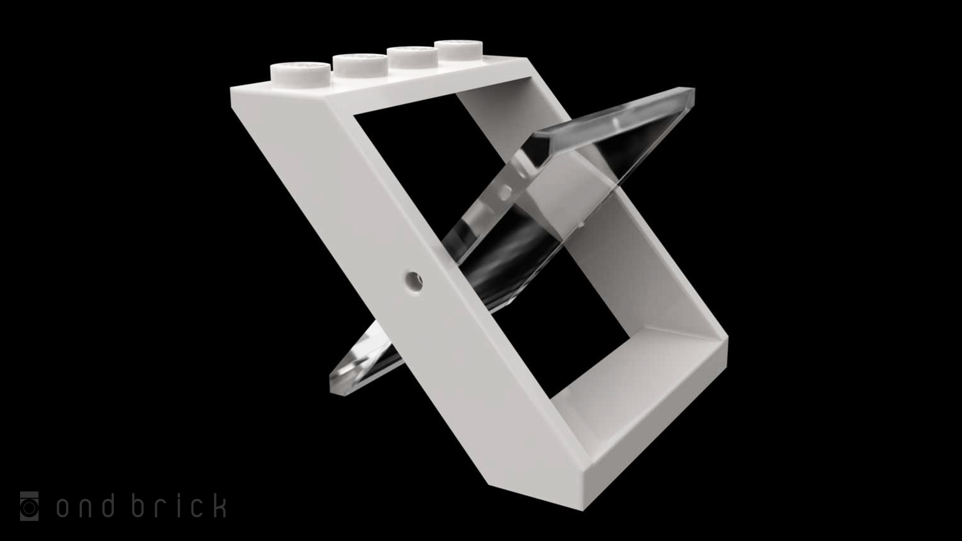 レゴで再現したXのロゴ