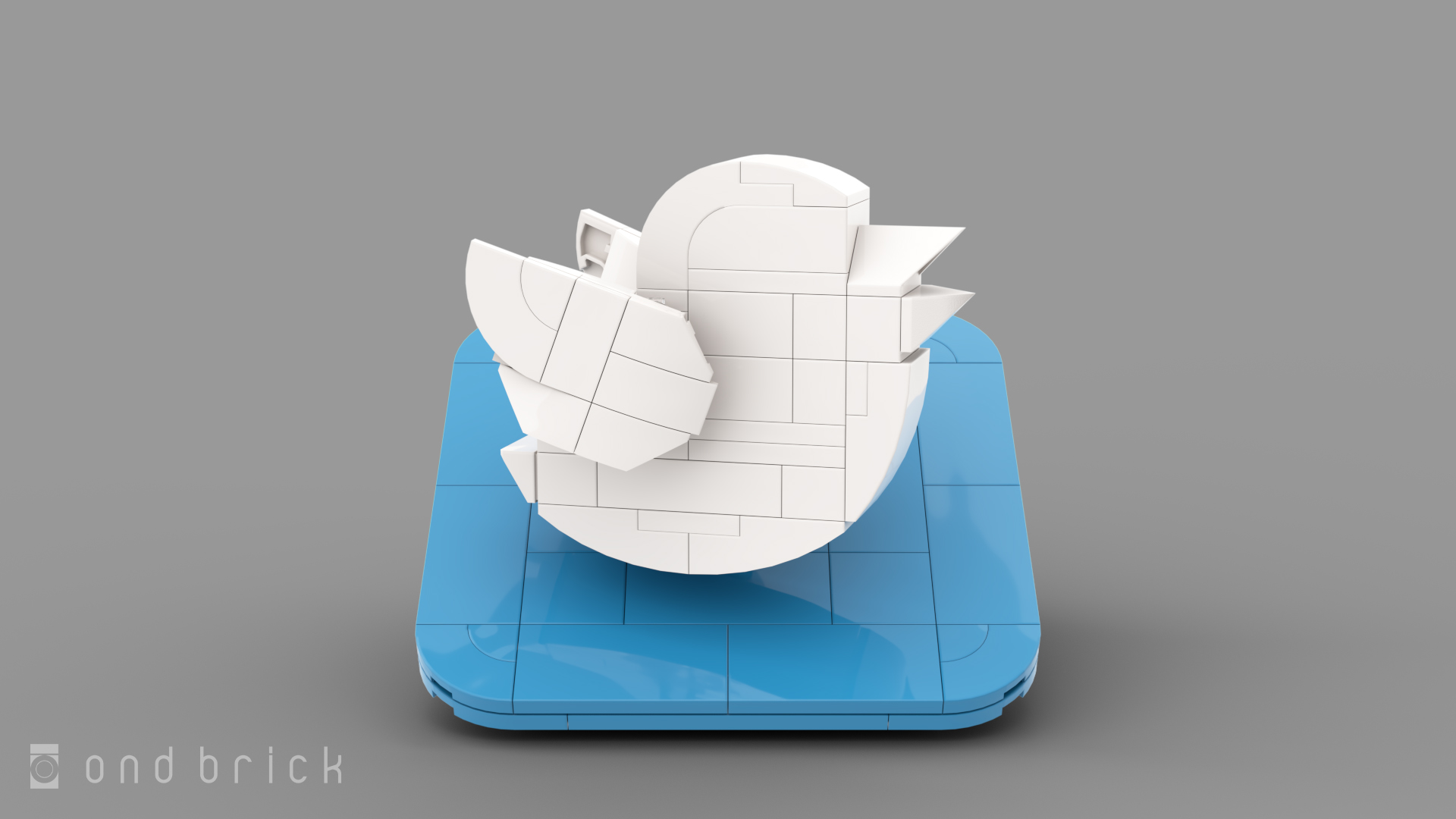 レゴで再現したTwitterのアイコン