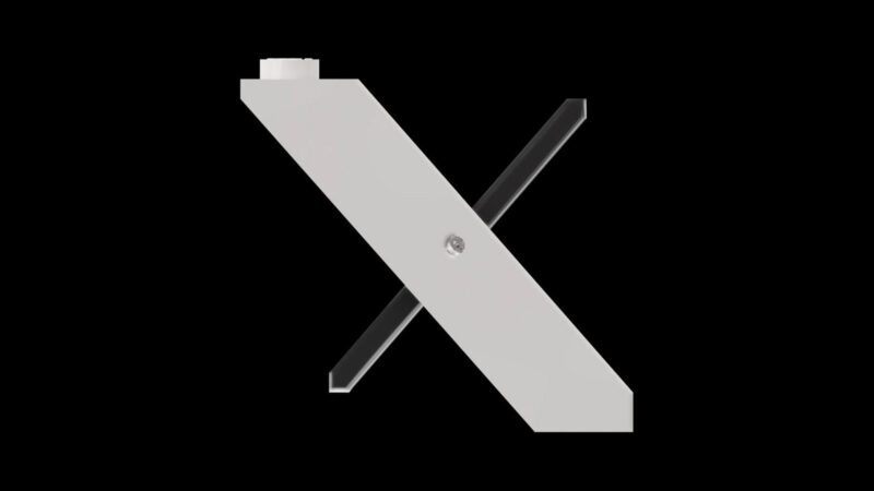 レゴで再現したXのロゴ